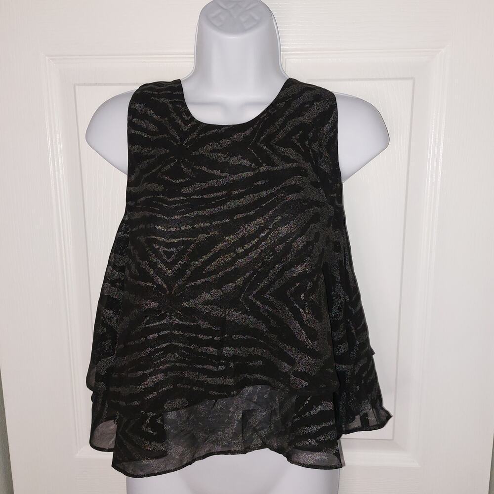 Lucy Paris Black tier tank Festival Rock Star Girlfriend Dark Fairycore